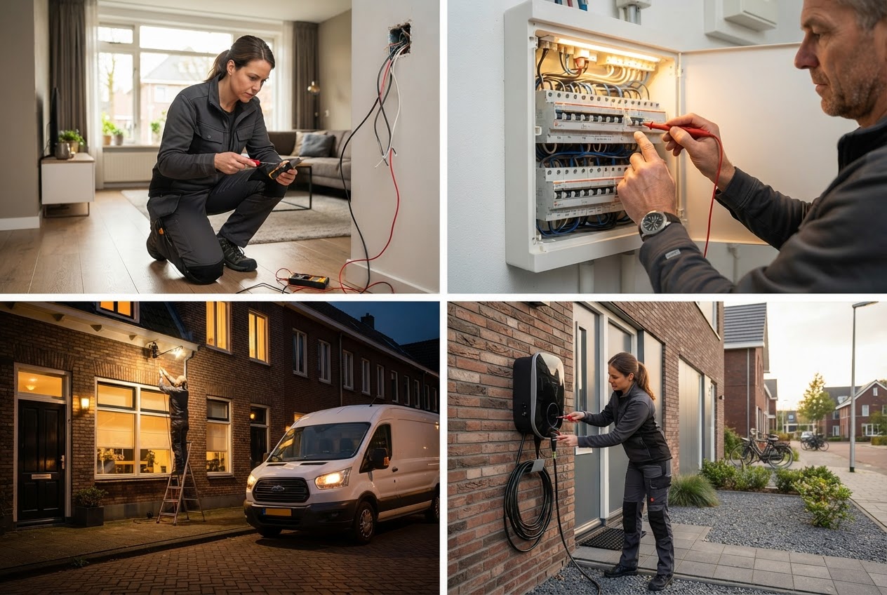 Elektricien in Weert controleert elektrische installatie in een woning